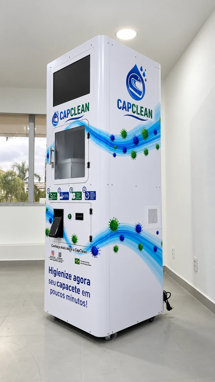 Máquina CapClean para limpieza de cascos, fabricada e integrada por Carioli.