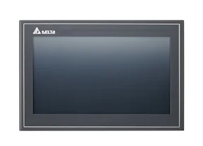 Interface touchscreen Delta DOP-110WS, com tela widescreen de 10,1 polegadas